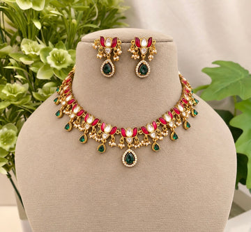Jadau Kundan lotus (Jadau lotus)