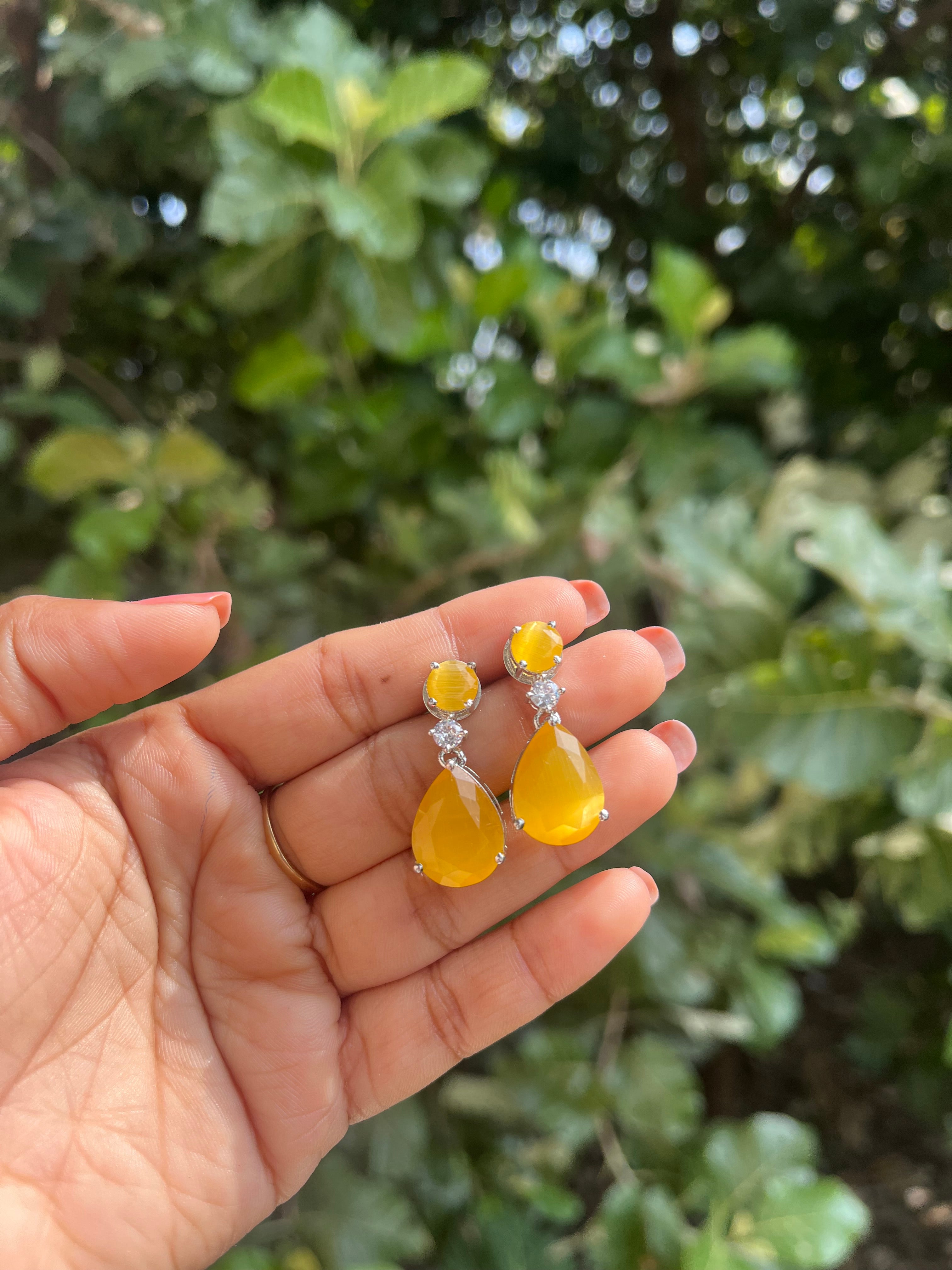 Candy stone earrings