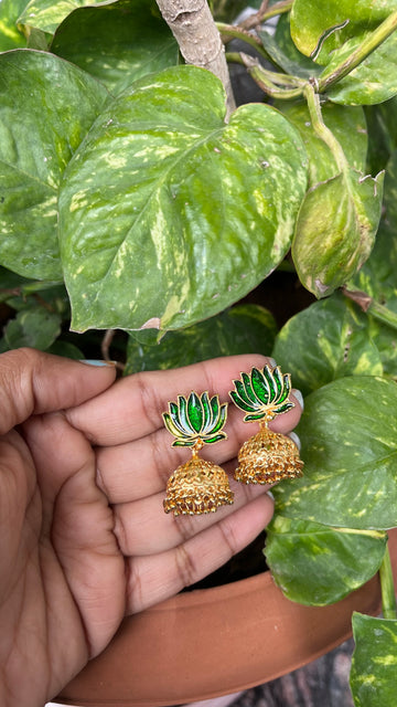 Lotus enamel green jumkis