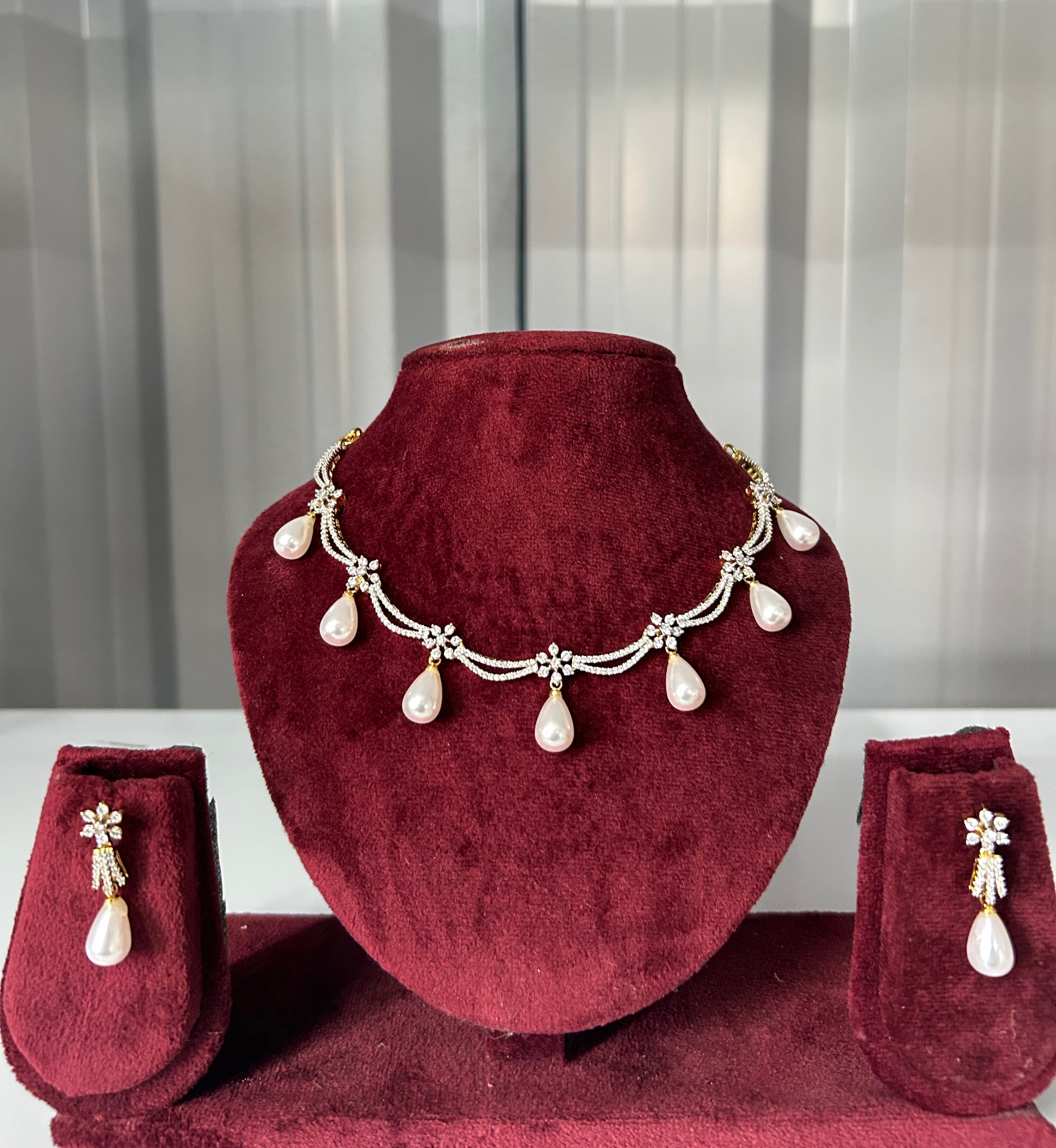 Muthya ( Statement Pearl neckset)