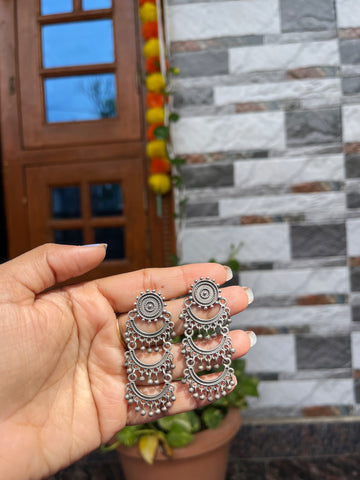 Silver replica danglers