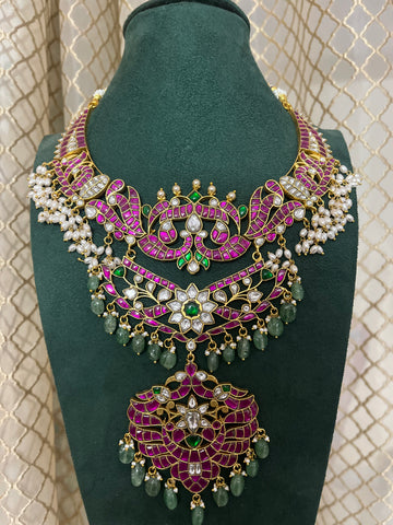 Premium Jadau kundan bridal neckset