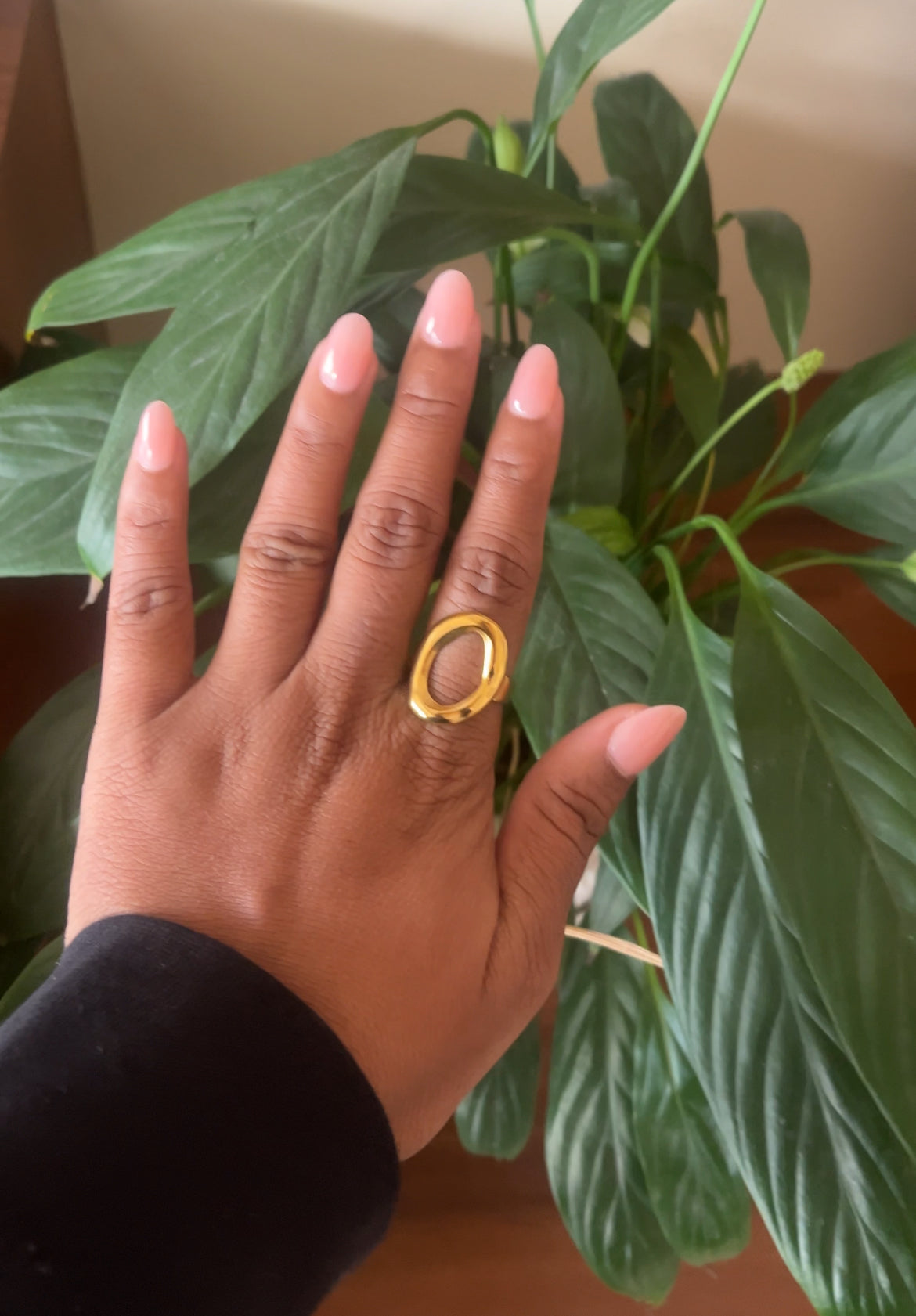 Adjustable statement rings