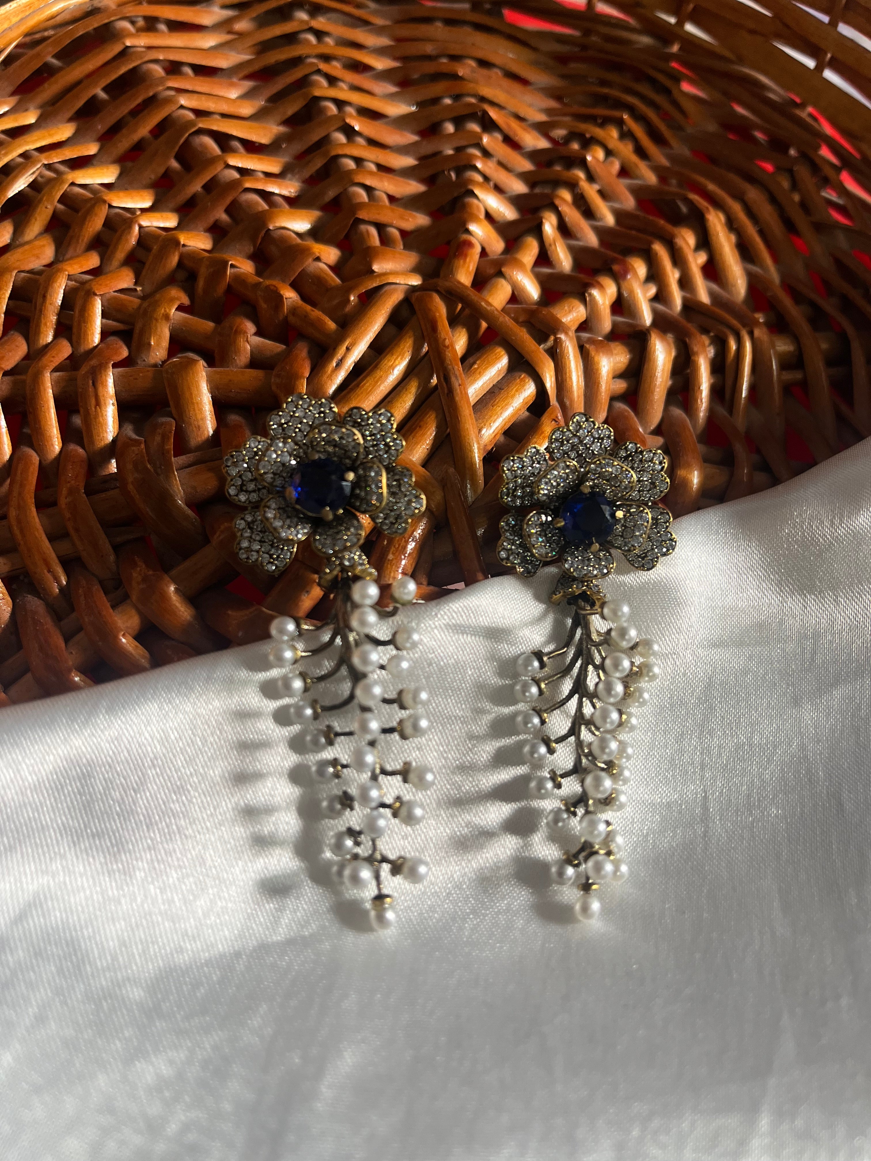 Statement pearl danglers