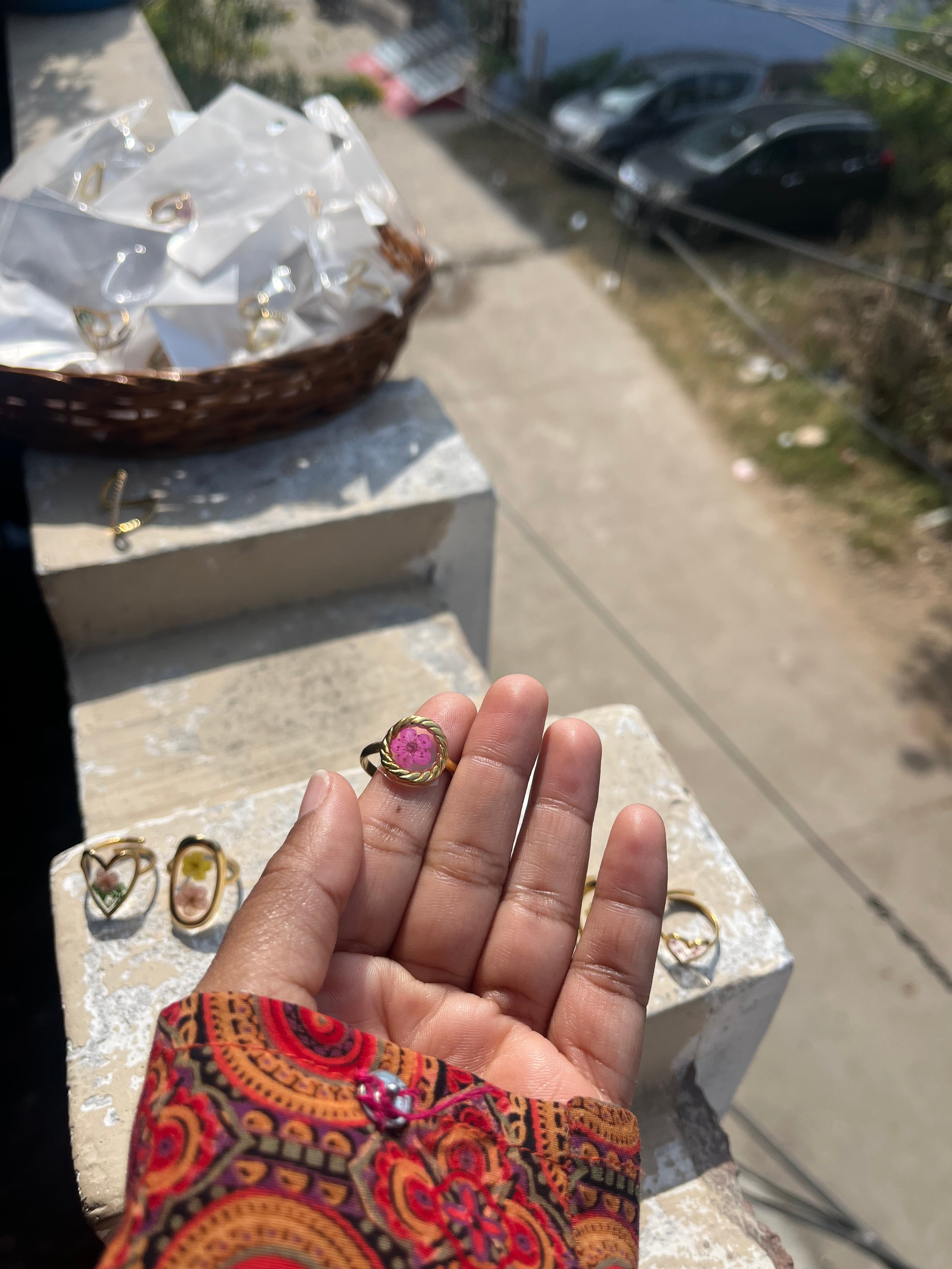 Resin anti tarnish rings
