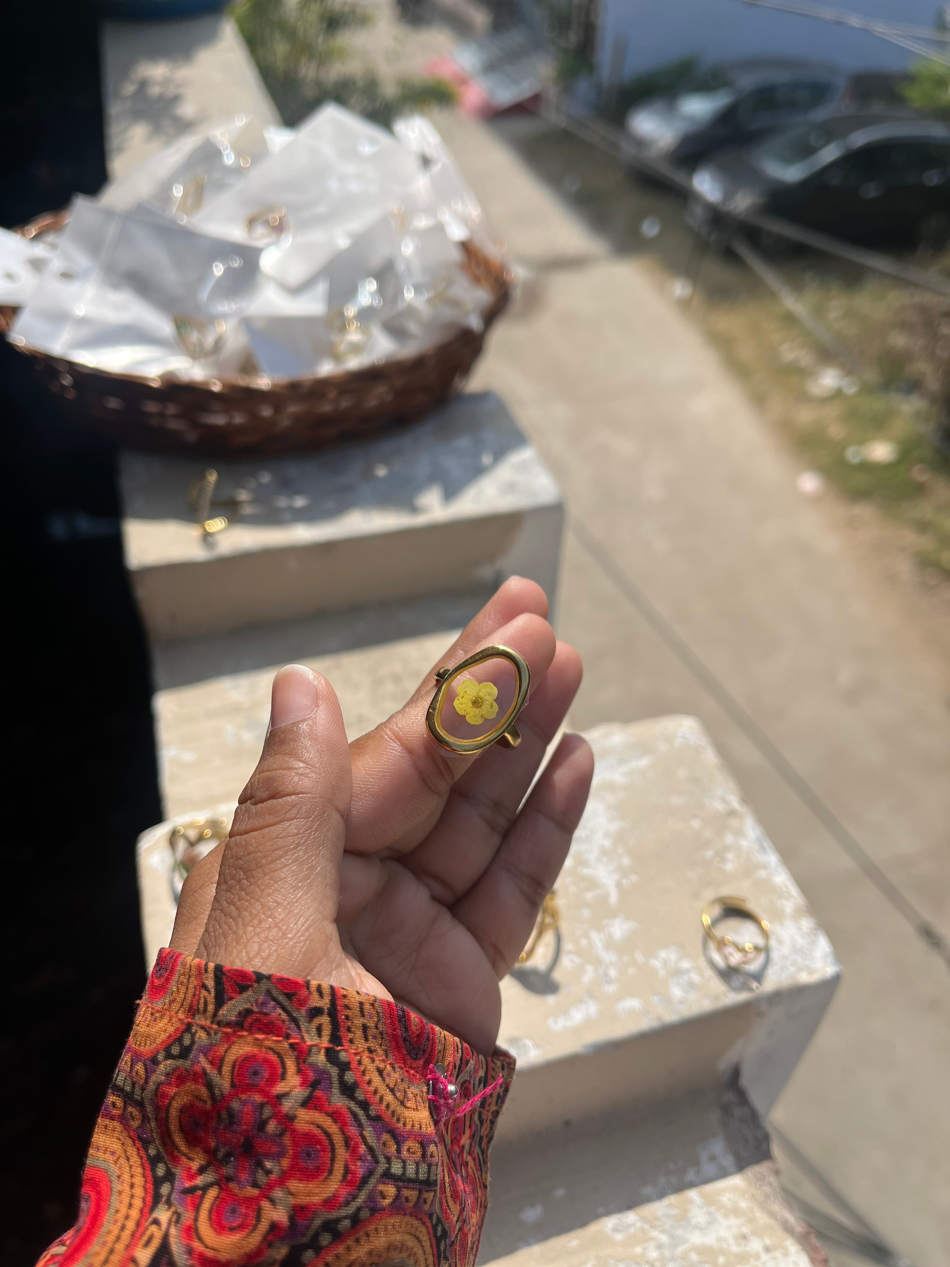Resin anti tarnish rings