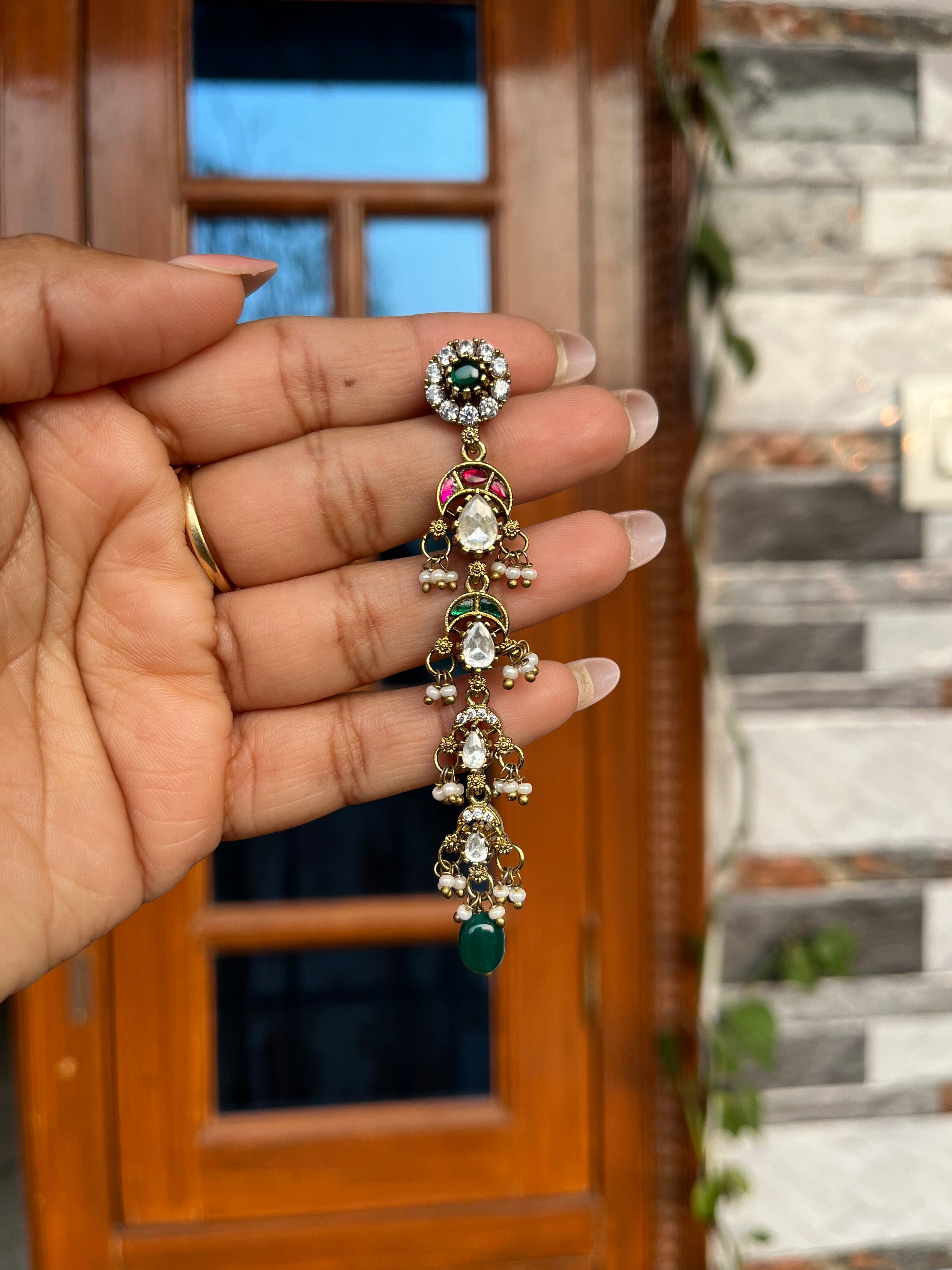 Jadau kundan danglers