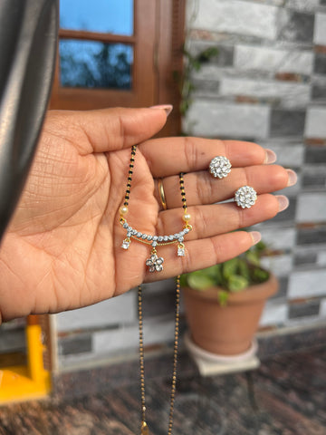 Statement black beads