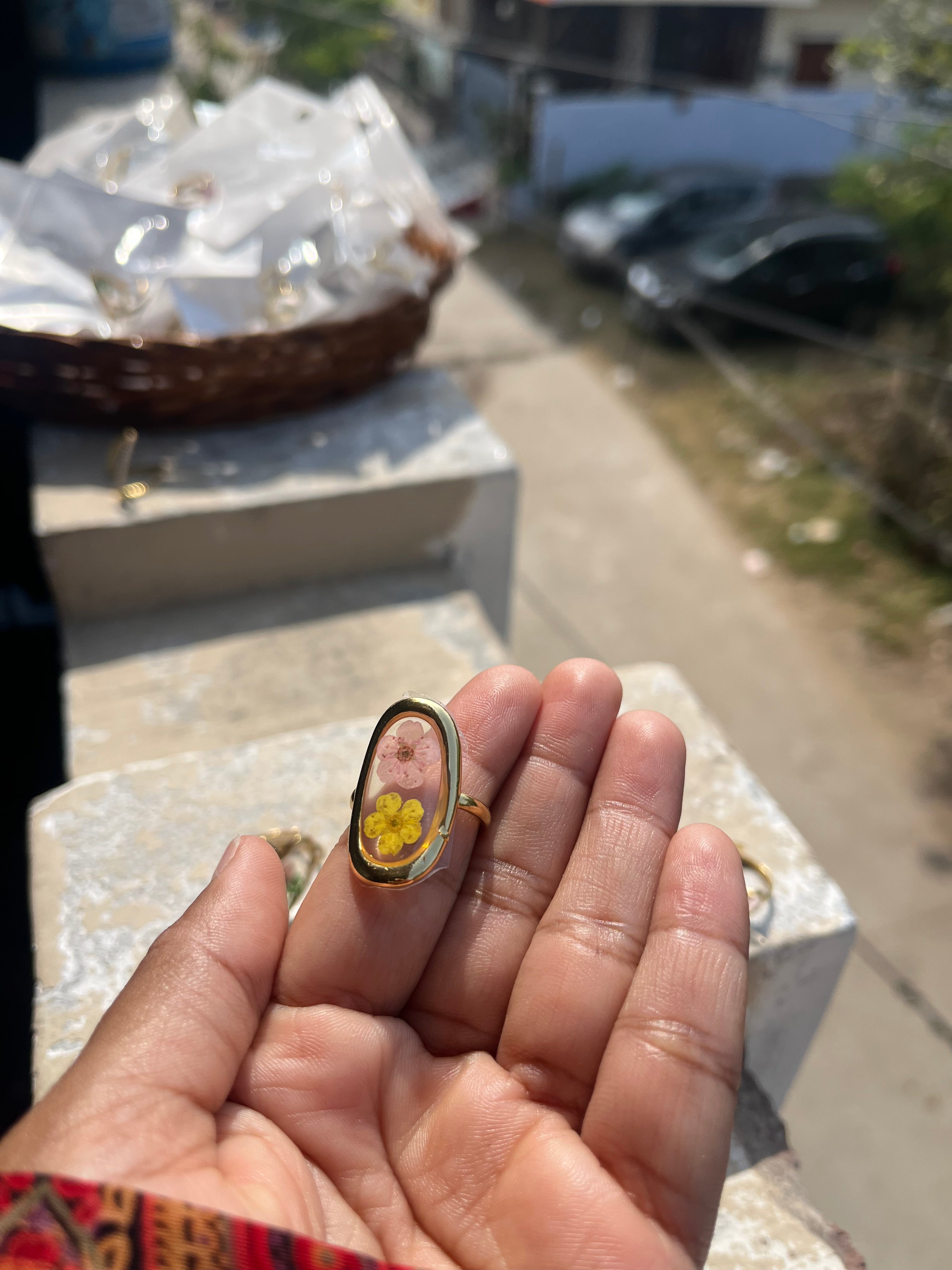 Resin anti tarnish rings