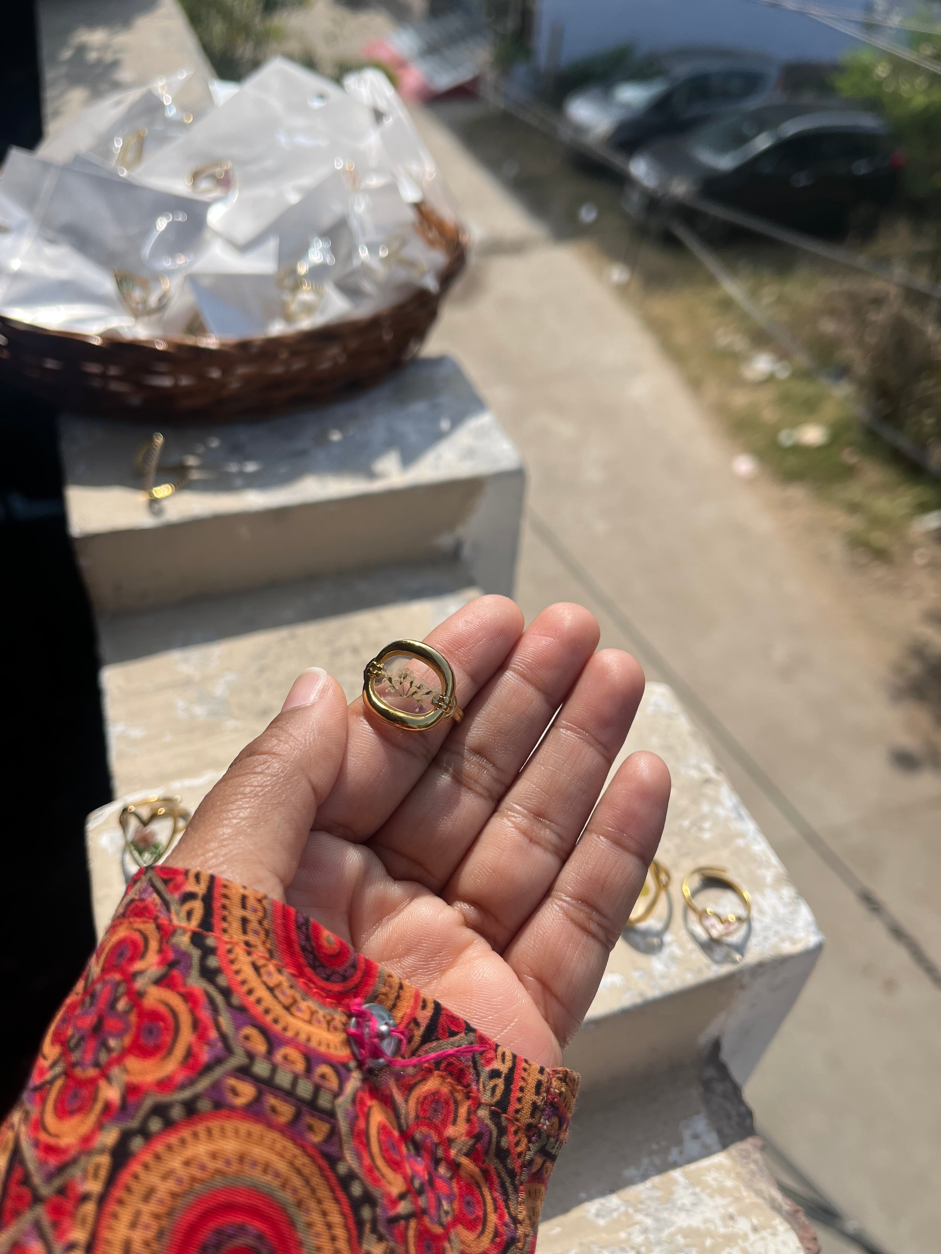 Resin anti tarnish rings
