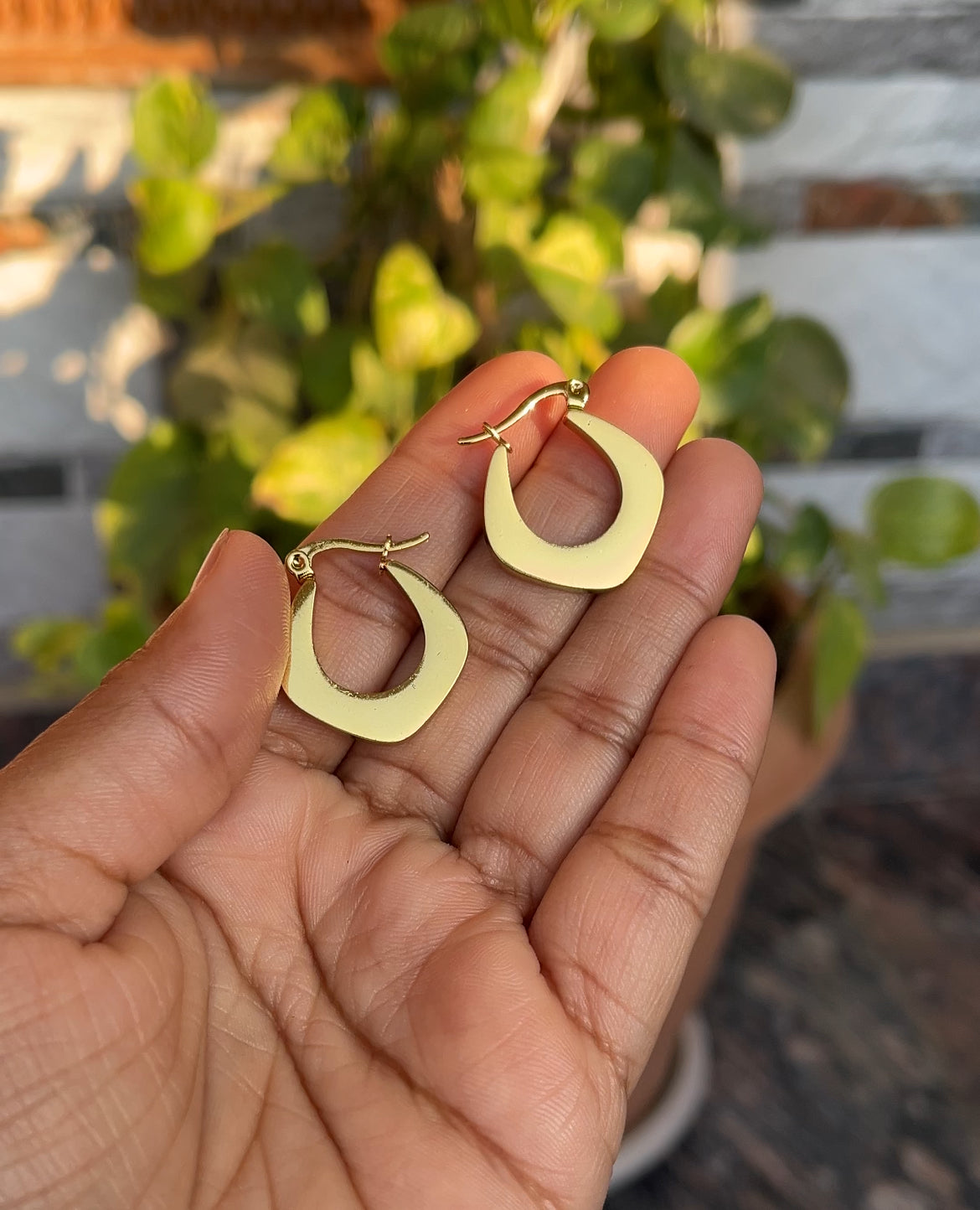 Anti tarnish earrings