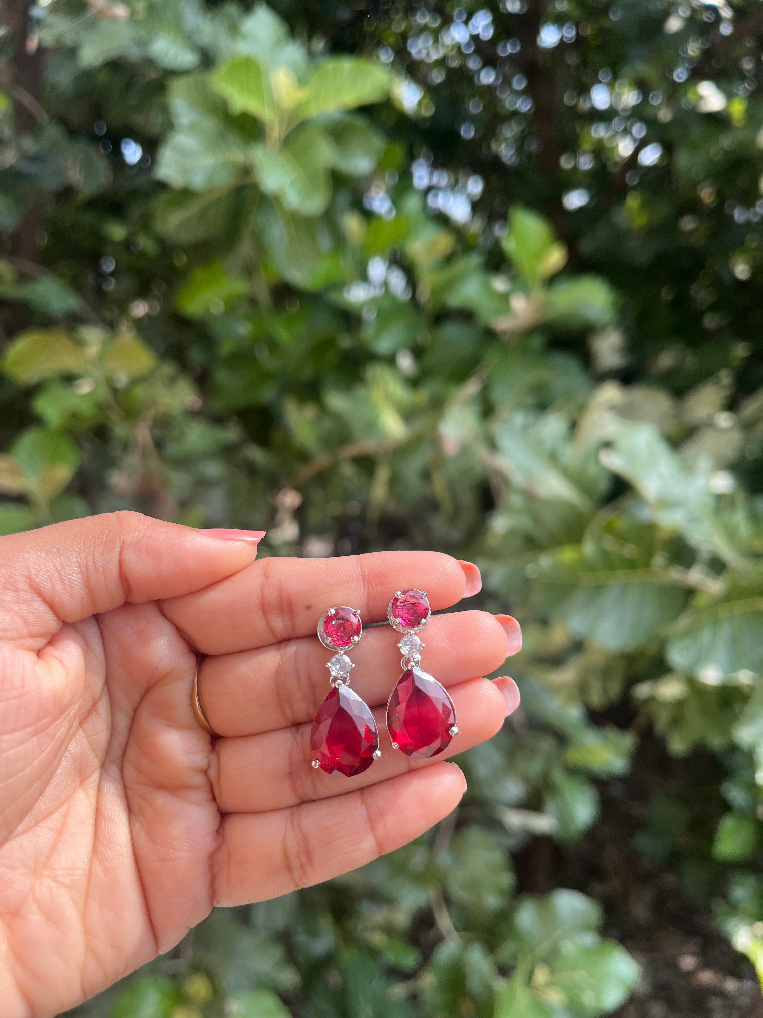 Candy stone earrings