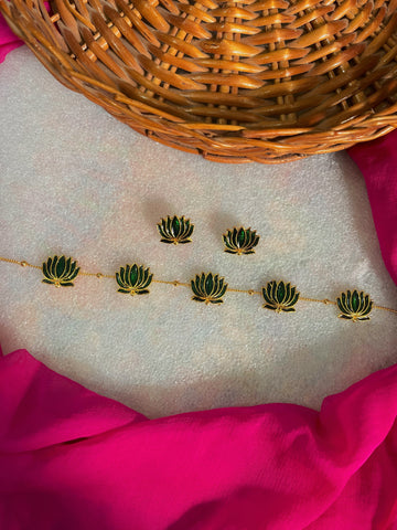 Lotus enamel (green)