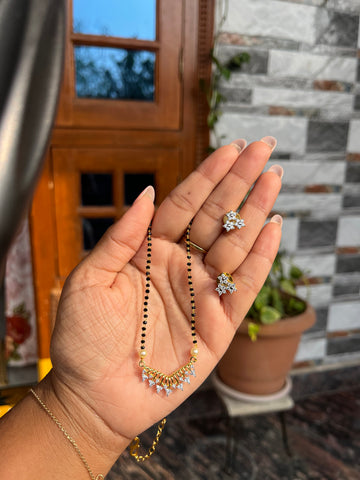 Statement black beads