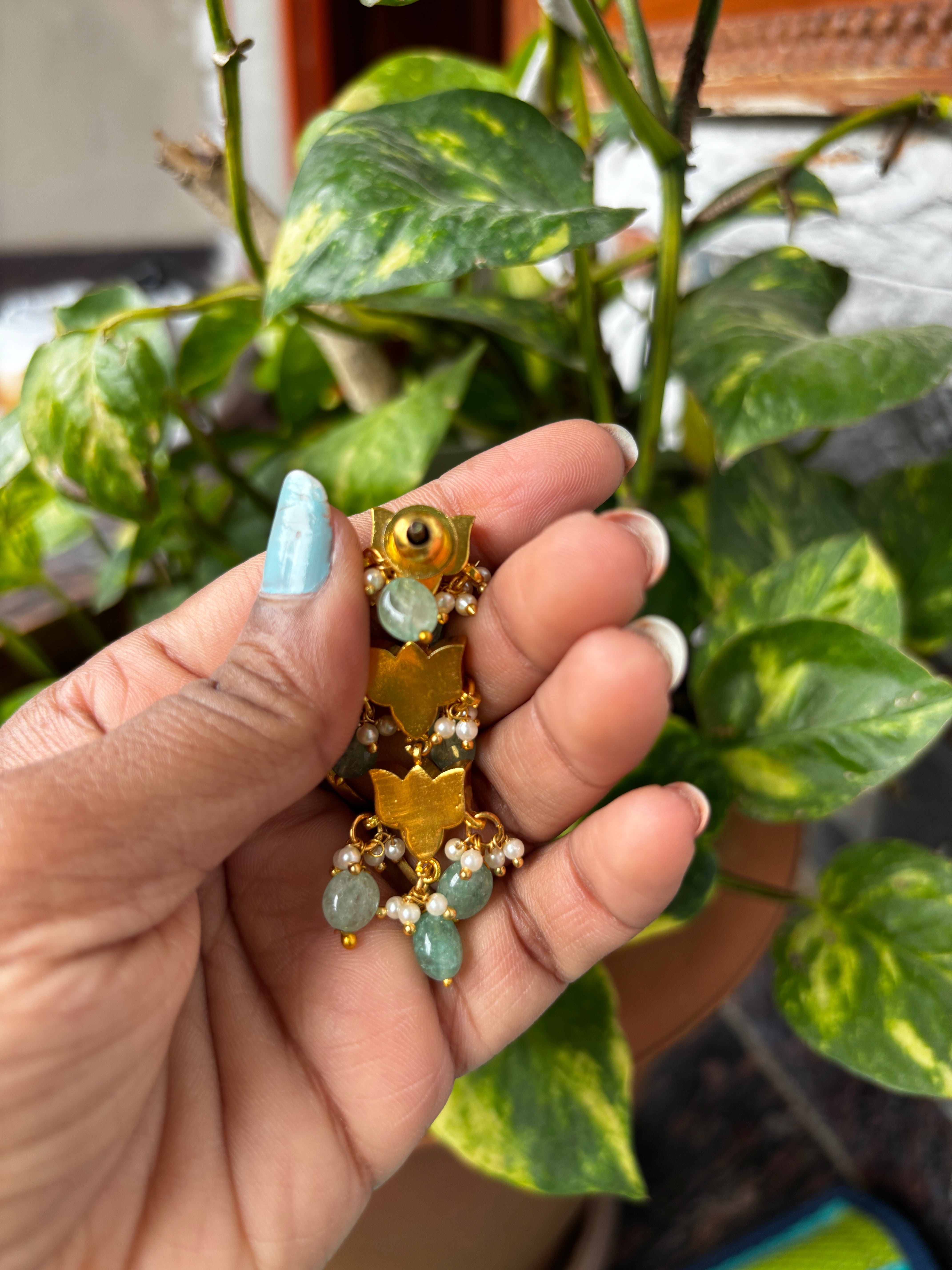 Jadau Kundan earrings