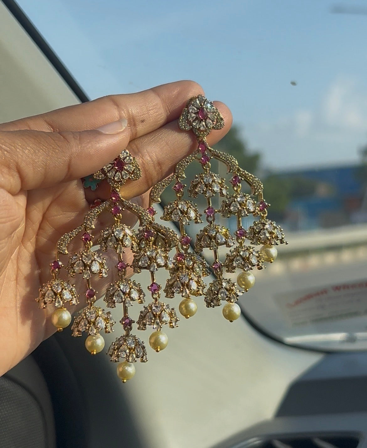 AD danglers (pink) adahpink