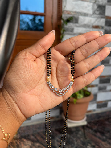 Statement black beads