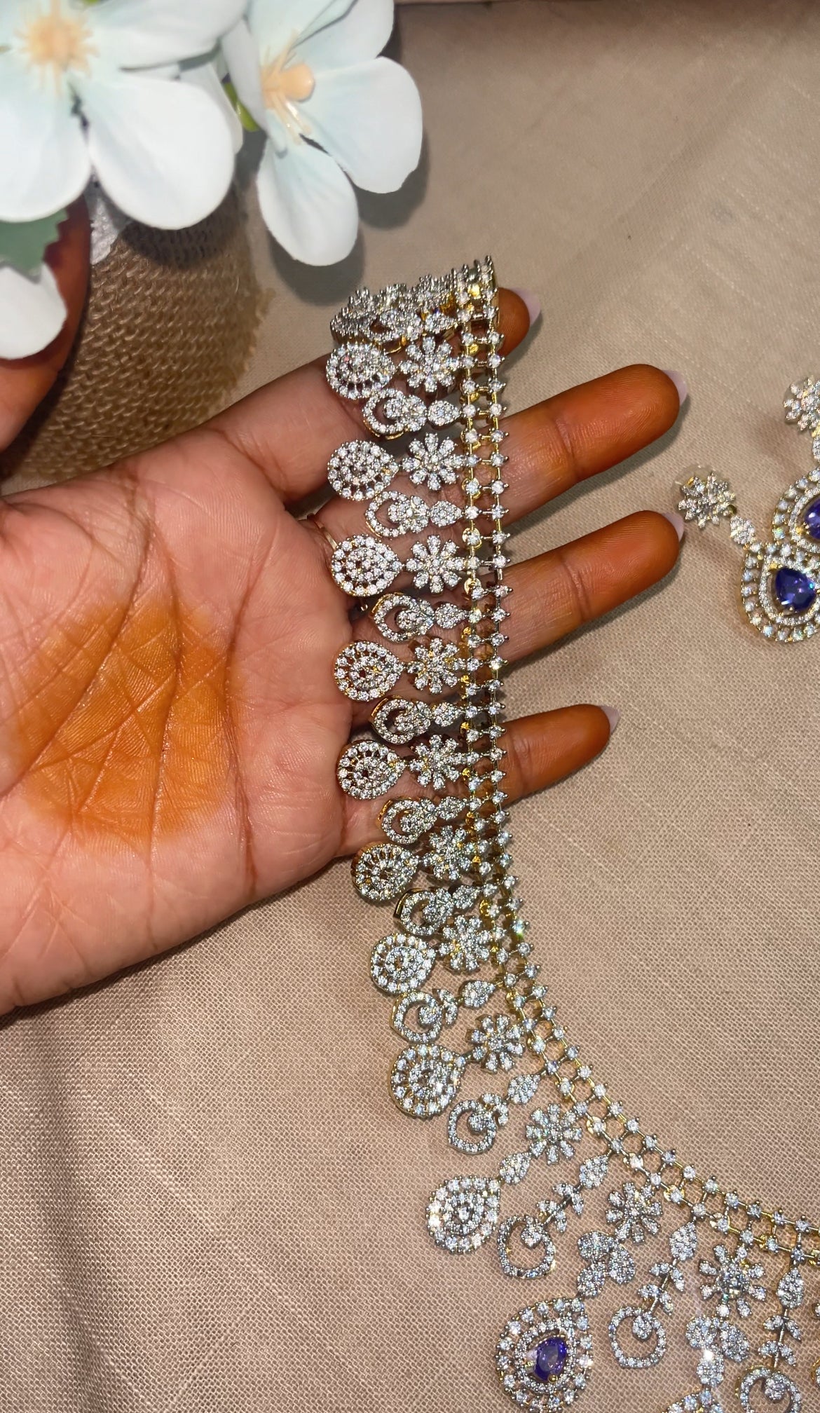 Diamond look alike bridal