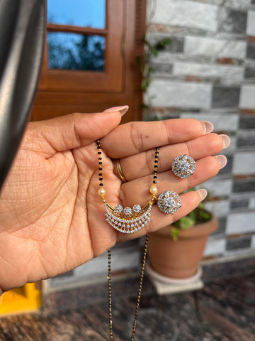 Statement black beads