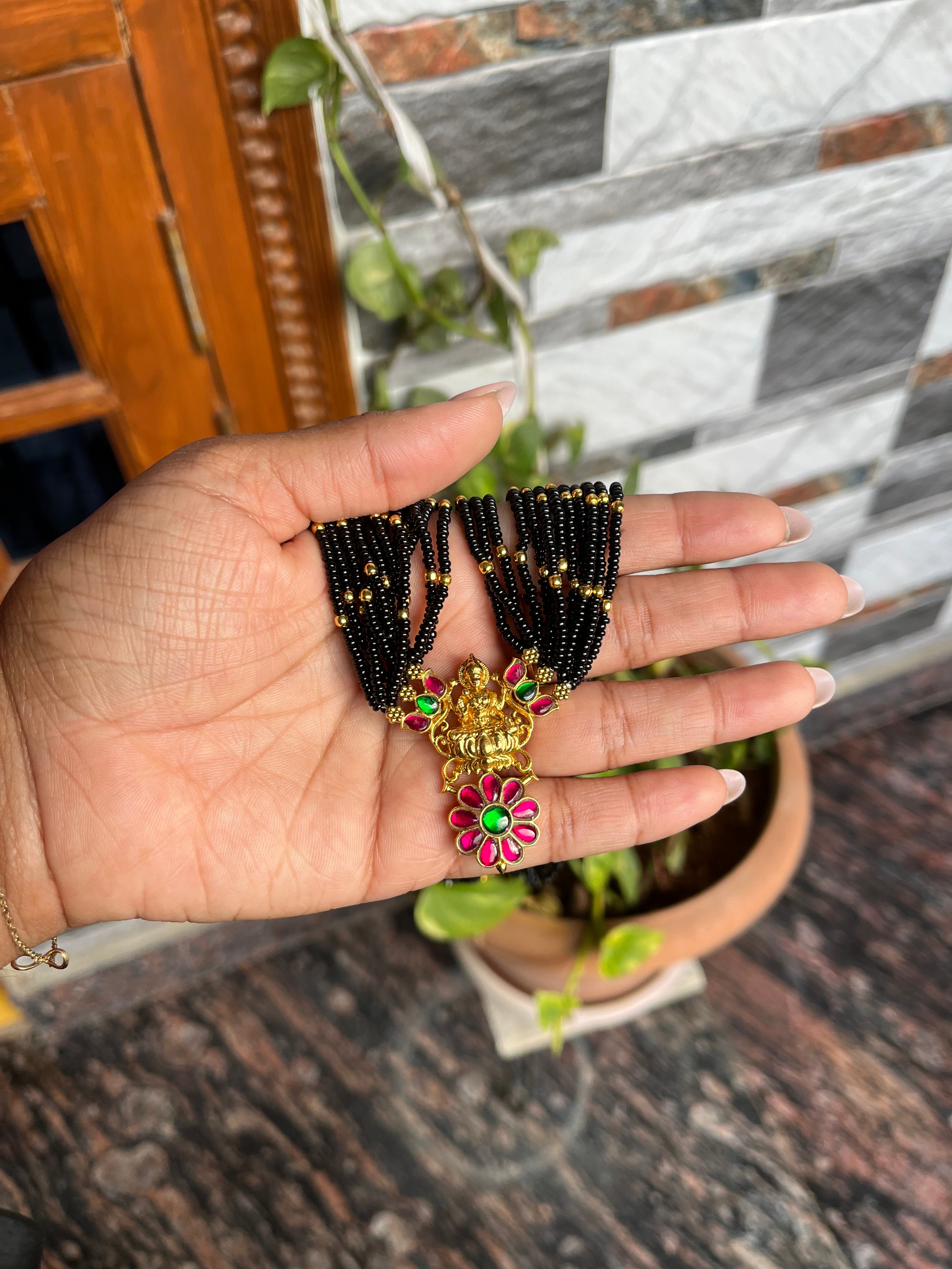 Black beads bunch