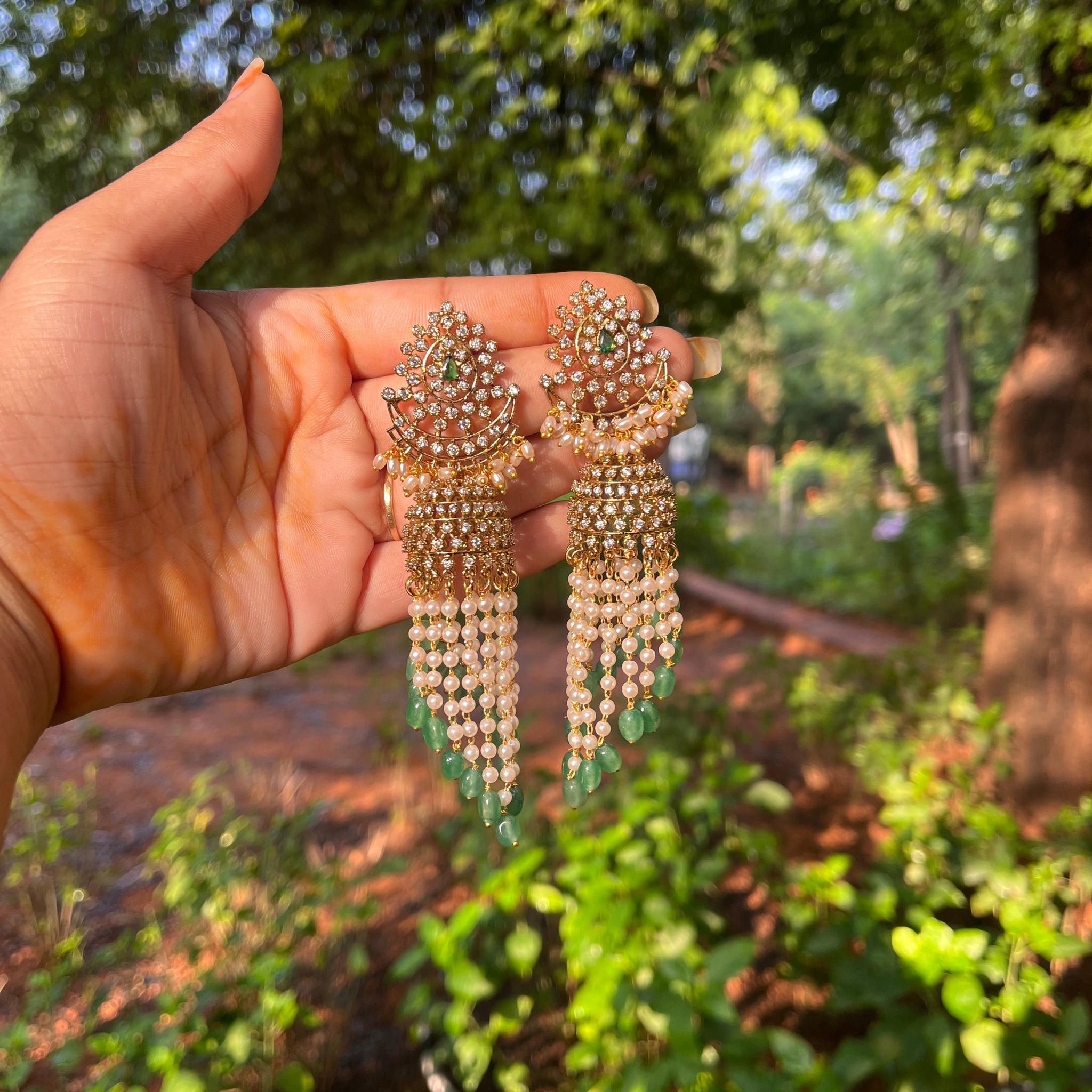 Green pearl liner jumkis