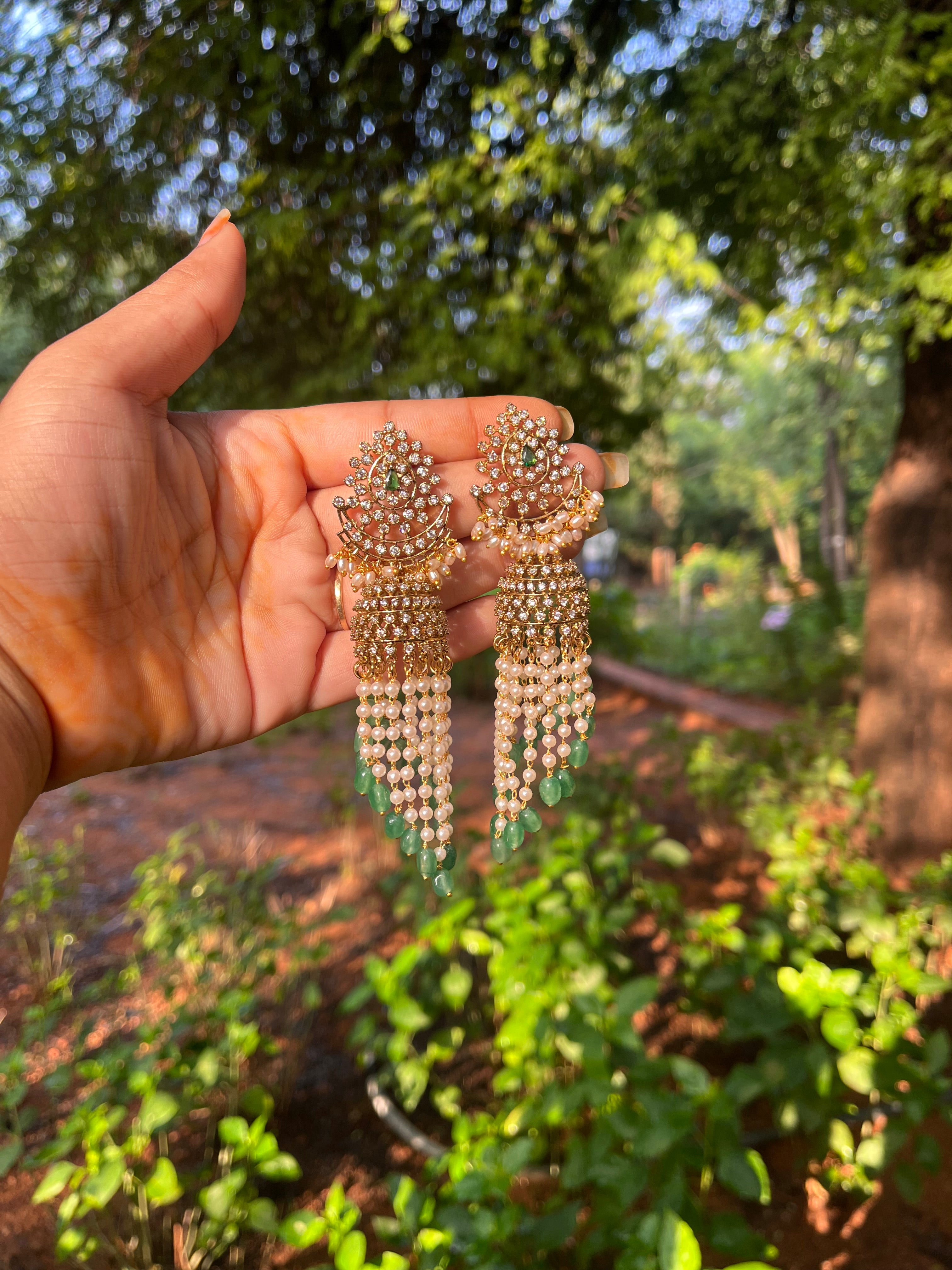 Green pearl liner jumkis