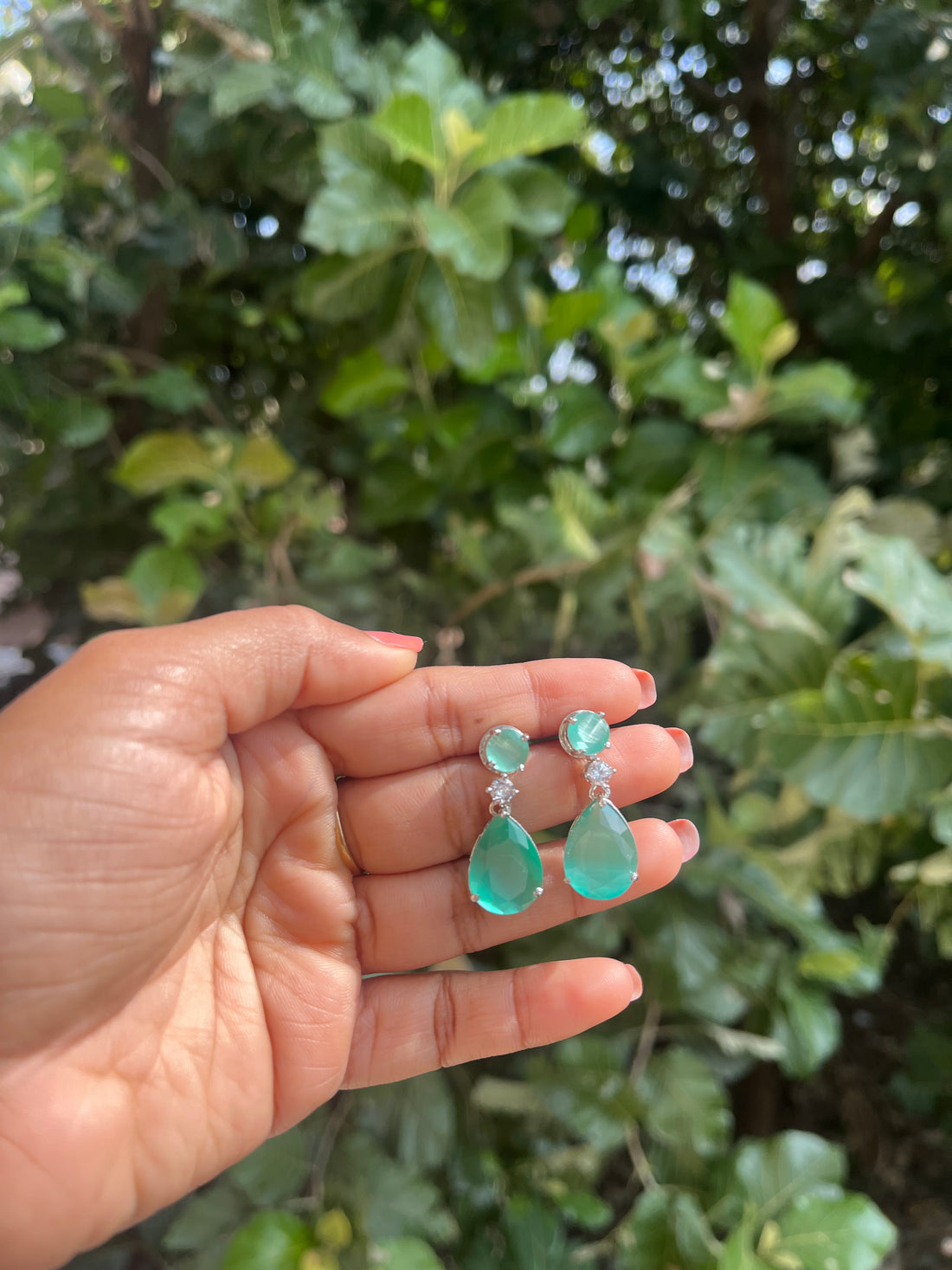 Candy stone earrings