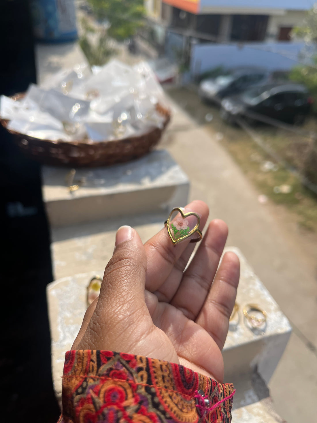 Resin anti tarnish rings