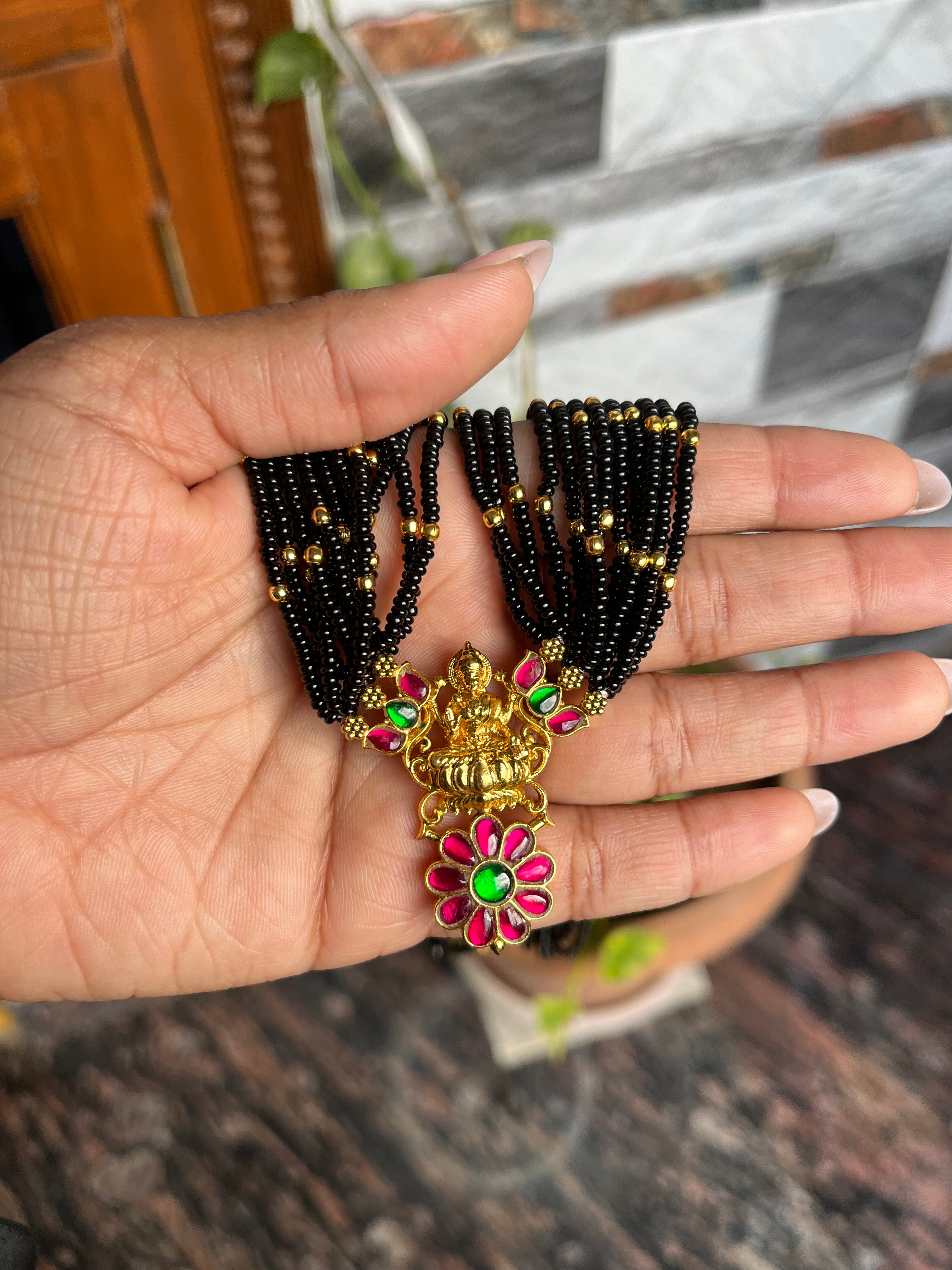Black beads bunch