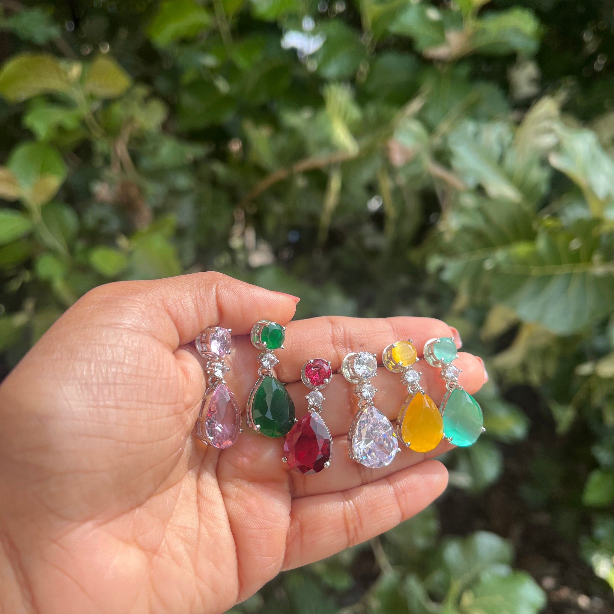 Candy stone earrings