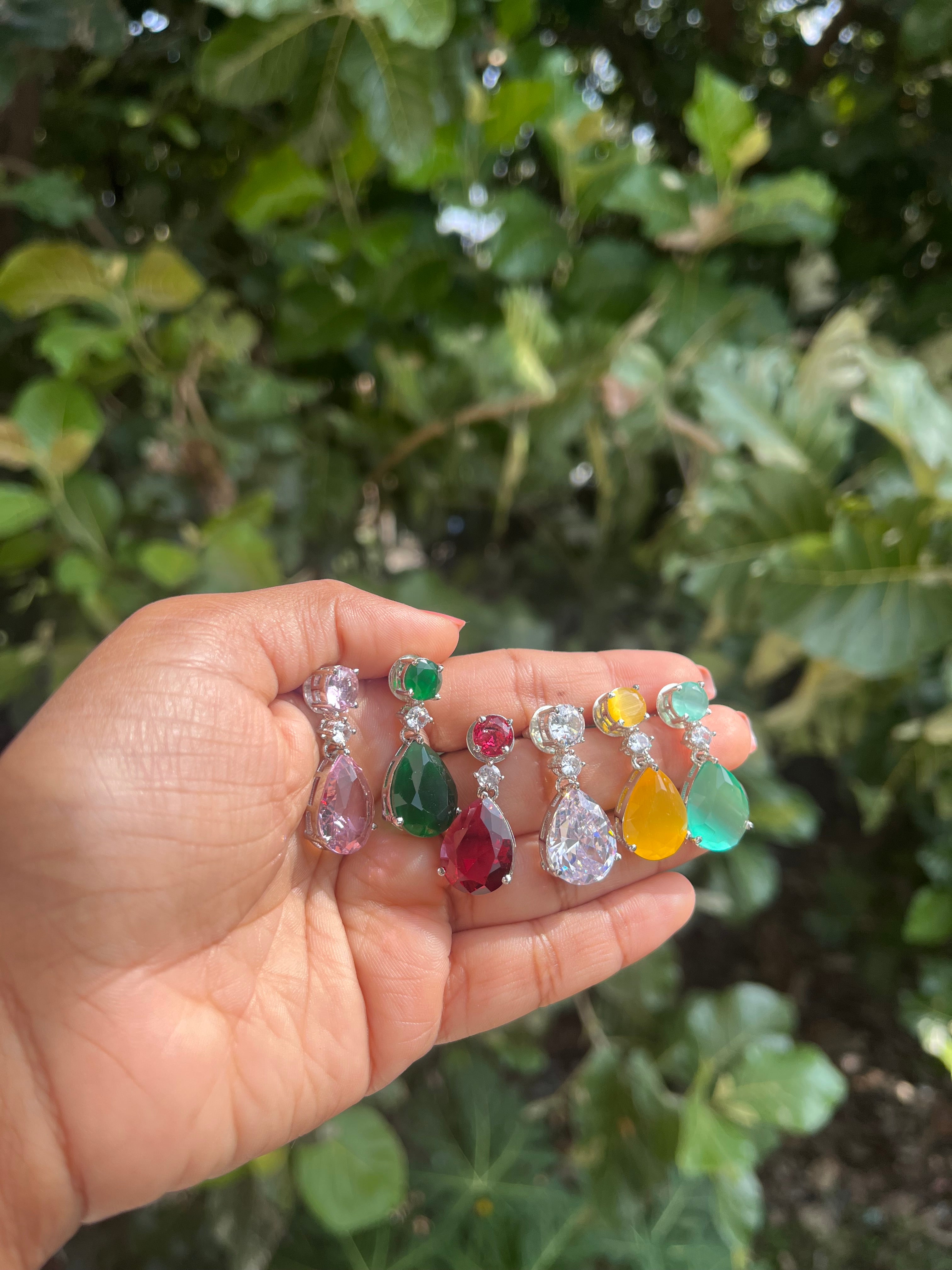 Candy stone earrings